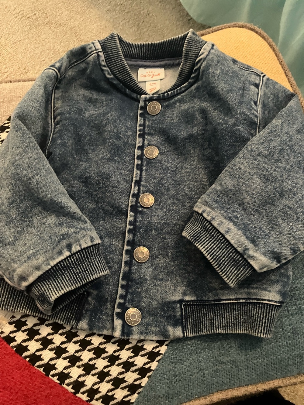 Cat & Jack Washed Blue Denim Toddler Jacket